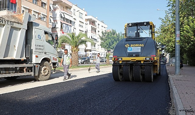Antalya Büyükşehir yolları yenilemeye devam ediyor 