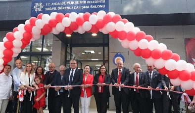 Başkan Çerçioğlu 100. Yıl Öğrenci Çalışma Salonu'nun açılışını yaptı
