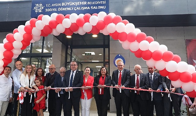 Başkan Çerçioğlu 100. Yıl Öğrenci Çalışma Salonu'nun açılışını yaptı