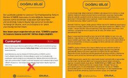 CİMER'e yapılan bir başvurunun basına sızdırıldığı iddiası hakkında açıklama