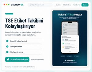 Asansorex.com TSE Etiket Takibini Kolaylaştırıyor